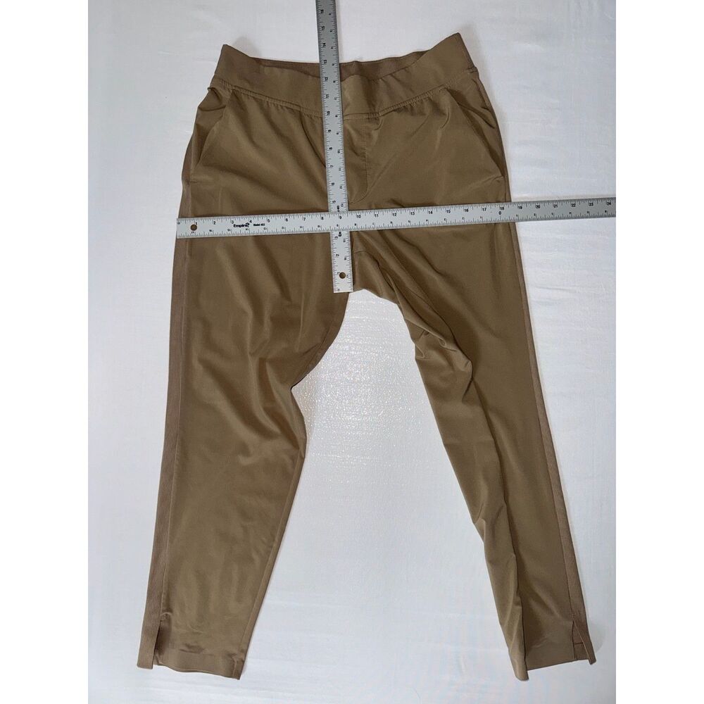 Athleta Brooklyn Ankle Pant | Tan Ribbed Side Panel | Size 6P - Picture 6 of 8